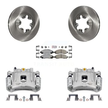 Front Brake Caliper Rotors Ceramic Pad Kit For Chevrolet Colorado GMC Canyon Isuzu i-280 KC8-100304N