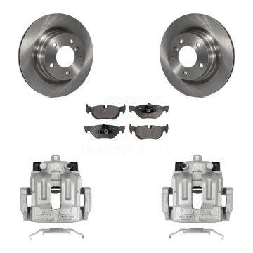 Rear Disc Brake Caliper Rotors And Ceramic Pads Kit For BMW 323i 328i 325i KC8-100304T