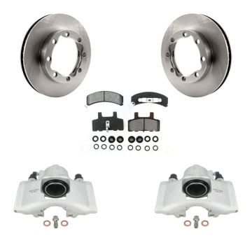 Front Brake Caliper Rotors & Semi-Metallic Pad Kit For 1994 K1500 Suburban Chevrolet GMC KC8-100309S