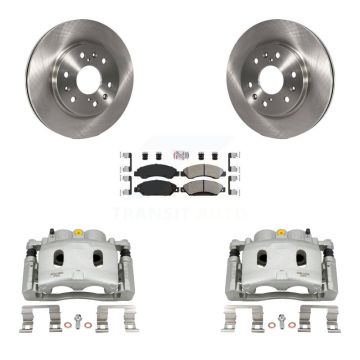 Front Brake Caliper Rotors Semi-Metallic Pad Kit For Chevrolet Avalanche Cadillac GMC XL KC8-100311N