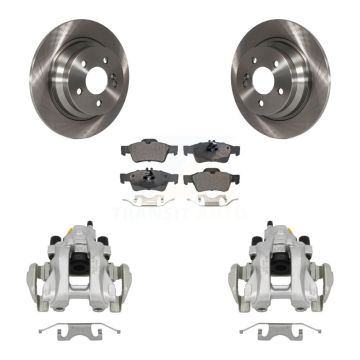 Rear Disc Brake Caliper Rotors And Ceramic Pads Kit For Mercedes-Benz E350 E320 E500 KC8-100312T