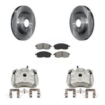 Front Disc Brake Caliper Rotors And Semi-Metallic Pads Kit For Nissan Altima KC8-100316S