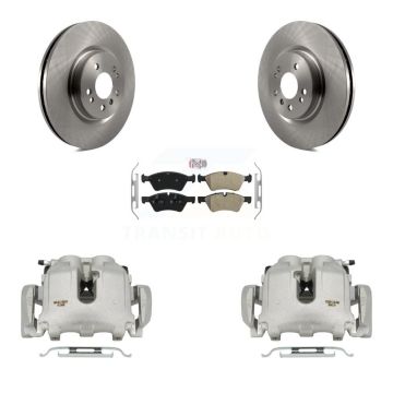 Front Brake Caliper Rotors Semi-Metallic Pad Kit For Mercedes-Benz ML350 R350 ML500 R320 KC8-100327N