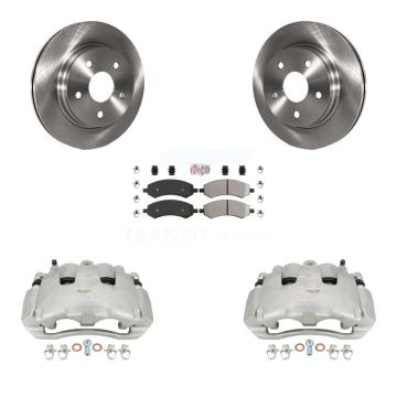 Front Disc Brake Caliper Rotors And Semi-Metallic Pads Kit For Dodge Ram 1500 KC8-100340N