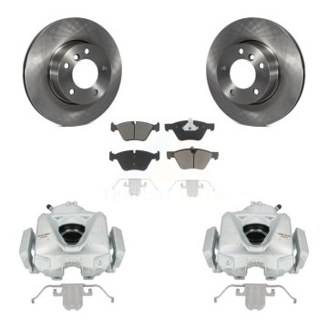 Front Brake Caliper Rotor & Ceramic Pad Kit For BMW 323i With 300mm Diameter KC8-100353C