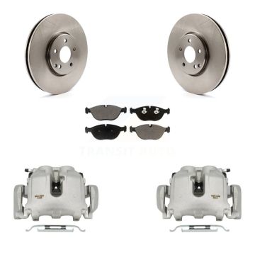 Front Brake Caliper Rotors & Ceramic Pad Kit For 2006 Mercedes-Benz E500 AWD To 10 24 05 KC8-100363T