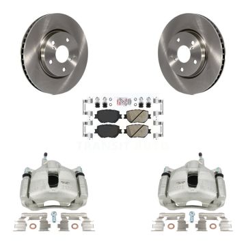 Front Disc Brake Caliper Rotors And Ceramic Pads Kit For Lexus IS250 KC8-100375N