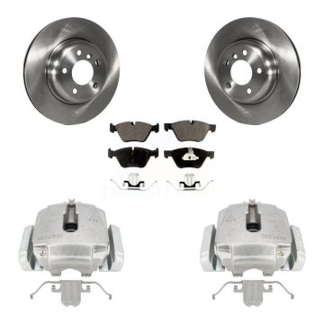 Front Disc Brake Caliper Rotors And Ceramic Pads Kit For BMW 528i xDrive KC8-100385T