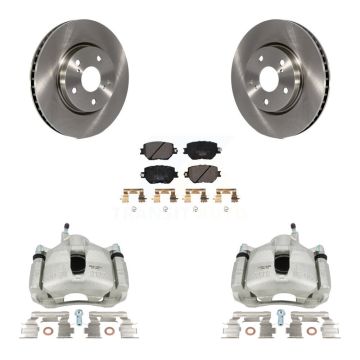 Front Disc Brake Caliper Rotors And Ceramic Pads Kit For Lexus IS250 KC8-100390T