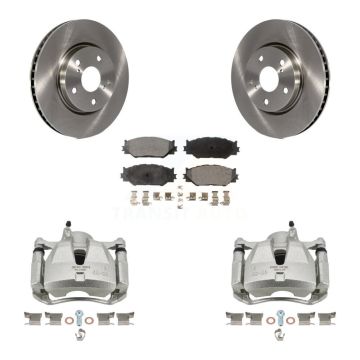 Front Disc Brake Caliper Rotors And Ceramic Pads Kit For Lexus IS250 KC8-100391T