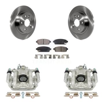 Rear Disc Brake Caliper Rotors And Semi-Metallic Pads Kit For Chevrolet Cruze Limited KC8-100395P