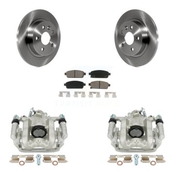 Rear Disc Brake Caliper Rotors And Ceramic Pads Kit For Chevrolet Cruze Limited KC8-100402C