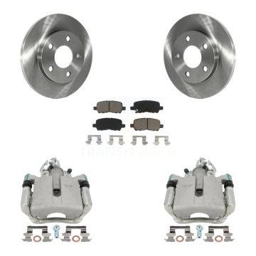 Rear Brake Caliper Rotor And Ceramic Pad Kit For Buick Chevrolet Impala LaCrosse Pontiac KC8-100405C