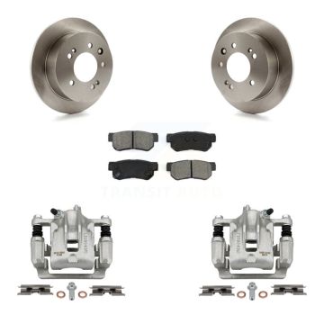 Rear Disc Brake Caliper Rotors And Semi-Metallic Pads Kit For Hyundai Elantra KC8-100406S