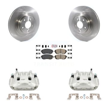 Front Brake Caliper Rotor And Ceramic Pad Kit For Subaru Outback Forester Impreza Legacy KC8-100410N