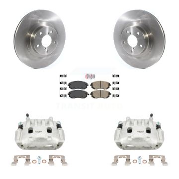Front Brake Caliper Rotor And Ceramic Pad Kit For Subaru Outback Forester Impreza Legacy KC8-100412N