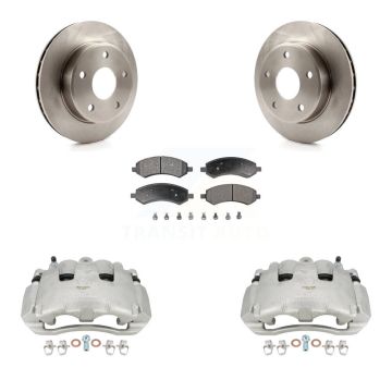 Front Disc Brake Caliper Rotors And Ceramic Pads Kit For Dodge Dakota Mitsubishi Raider KC8-100415T