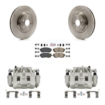 Front Disc Brake Caliper Rotors And Ceramic Pads Kit For Subaru Legacy KC8-100417N