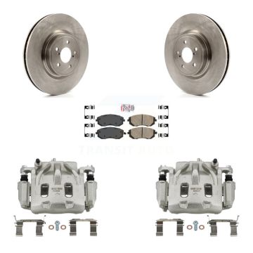 Front Disc Brake Caliper Rotors And Ceramic Pads Kit For Subaru Legacy KC8-100419N