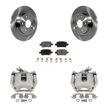 Rear Disc Brake Caliper Rotors And Ceramic Pads Kit For Chevrolet Cruze KC8-100437C