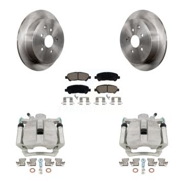 Rear Disc Brake Caliper Rotors And Ceramic Pads Kit For Toyota Highlander KC8-100441C