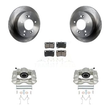 Rear Disc Brake Caliper Rotors And Ceramic Pads Kit For Lexus IS250 KC8-100443C