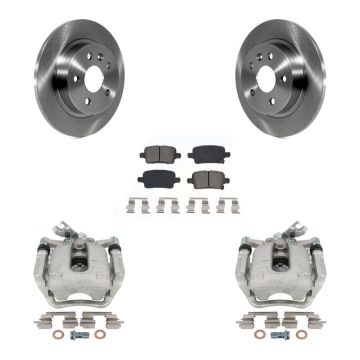 Rear Disc Brake Caliper Rotors And Semi-Metallic Pads Kit For Chevrolet Cruze KC8-100466S