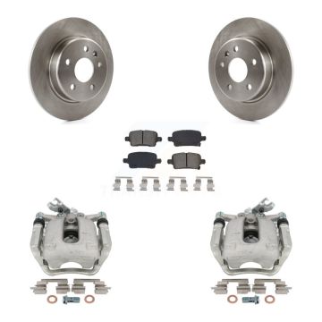 Rear Disc Brake Caliper Rotors And Semi-Metallic Pads Kit For Chevrolet Cruze KC8-100467S