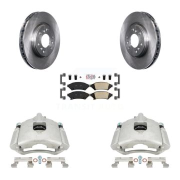 Front Brake Caliper Rotor & Ceramic Pad Kit For Pontiac Montana Chevrolet Uplander Buick KC8-100471N