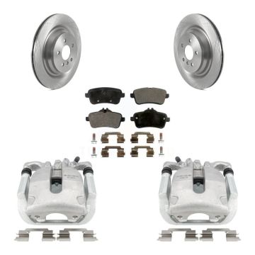 Rear Brake Caliper Rotor Semi-Metallic Pad Kit For Mercedes-Benz GLS550 GL550 GL450 ML63 KC8-100474P