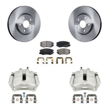 Front Disc Brake Caliper Rotor Ceramic Pad Kit For Buick Regal LaCrosse Chevrolet Malibu KC8-100480T