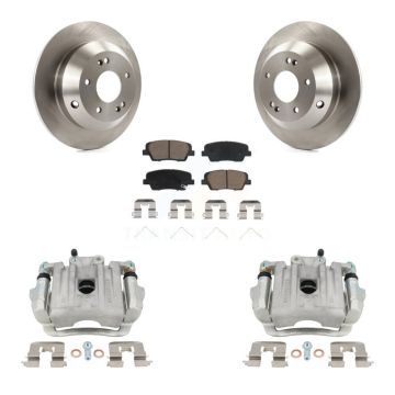Rear Disc Brake Caliper Rotor And Ceramic Pad Kit For Kia Sorento Hyundai Santa Fe Sport KC8-100482C