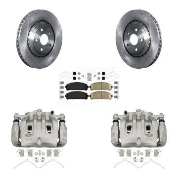 Front Brake Caliper Rotor Ceramic Pad Kit For Lexus RX350 Toyota Highlander NX300 NX200t KC8-100485N