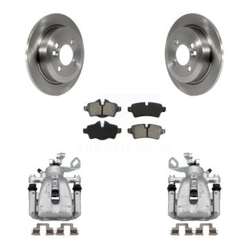 Rear Disc Brake Caliper Rotors And Semi-Metallic Pads Kit For Mini Cooper KC8-100486S