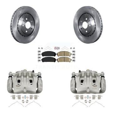 Front Brake Caliper Rotor Ceramic Pad Kit For Lexus RX350 Toyota Highlander NX300 NX200t KC8-100487N