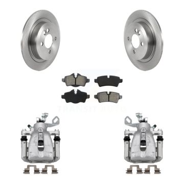 Rear Disc Brake Caliper Rotors And Semi-Metallic Pads Kit For Mini Cooper KC8-100487S
