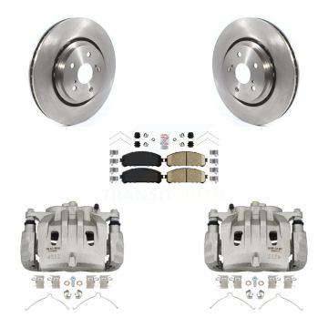 Front Disc Brake Caliper Rotors And Ceramic Pads Kit For 2022 Lexus NX350h NX350 NX250 KC8-100488N