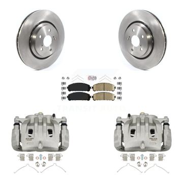 Front Disc Brake Caliper Rotors And Ceramic Pads Kit For 2022 Lexus NX350h NX350 NX250 KC8-100489N