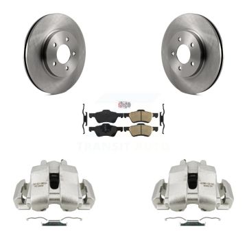 Front Disc Brake Caliper Rotors And Ceramic Pads Kit For Ford Escape Mercury Mariner KC8-100490N