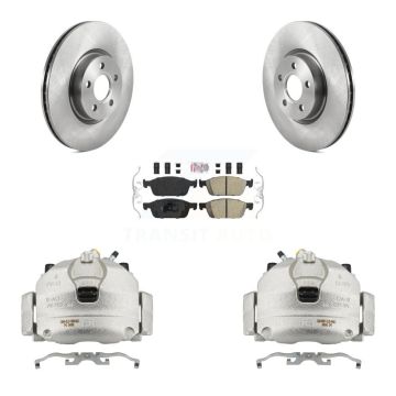 Front Disc Brake Caliper Rotors And Ceramic Pads Kit For Ford Transit Connect KC8-100495N