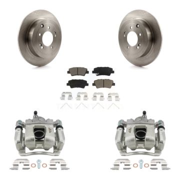 Rear Disc Brake Caliper Rotors And Ceramic Pads Kit For Hyundai Tucson Kia Sportage KC8-100499C