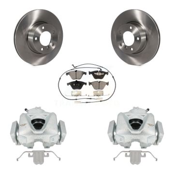 Front Disc Brake Caliper Rotors And Ceramic Pads Kit For BMW 328i xDrive X1 328xi KC8-100509T