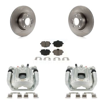 Rear Disc Brake Caliper Rotors And Ceramic Pads Kit For 2012 BMW X3 From 10 11 KC8-100512C