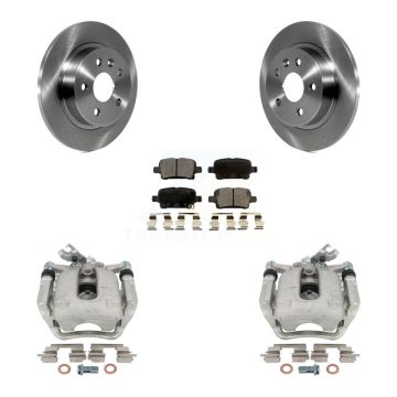 Rear Disc Brake Caliper Rotors And Semi-Metallic Pads Kit For Chevrolet Cruze KC8-100527P