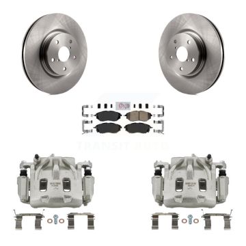 Front Disc Brake Caliper Rotors Ceramic Pad Kit For Subaru Outback WRX Legacy Tribeca B9 KC8-100543N