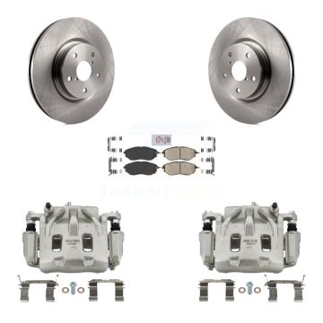 Front Disc Brake Caliper Rotors Ceramic Pad Kit For Subaru Outback WRX Legacy Tribeca B9 KC8-100544N