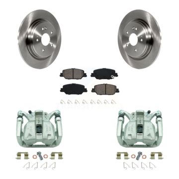 Rear Disc Brake Caliper Rotors And Semi-Metallic Pads Kit For 2017-2022 Honda CR-V KC8-100544S
