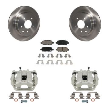 Rear Disc Brake Caliper Rotors And Ceramic Pads Kit For Nissan Rogue Sport Qashqai LEAF KC8-100549C