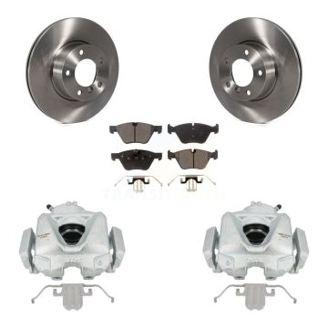 Front Disc Brake Caliper Rotors And Ceramic Pads Kit For 2008 BMW 328xi To 08 07 KC8-100560T