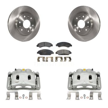 Front Brake Caliper Rotors Ceramic Pad Kit For Chevrolet Avalanche Cadillac GMC Tahoe XL KC8-100567T